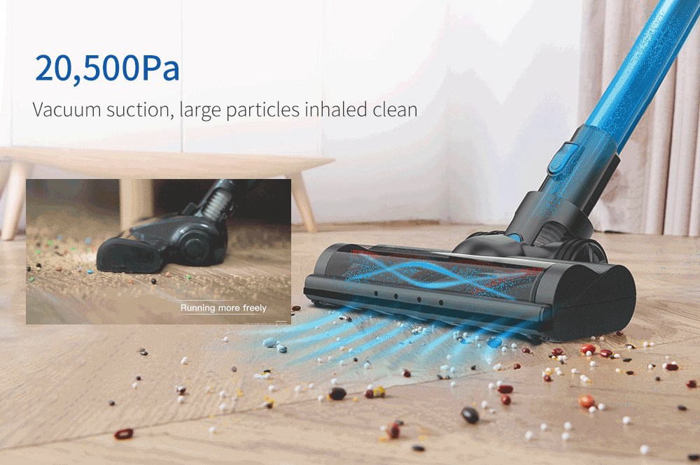 Proscenic P10 Handheld Wireless Vacuum Cleaner Portable Rechargeable Home Vacuum Cleaner Cyclone Filter Cleaner Dust Collector - Blue