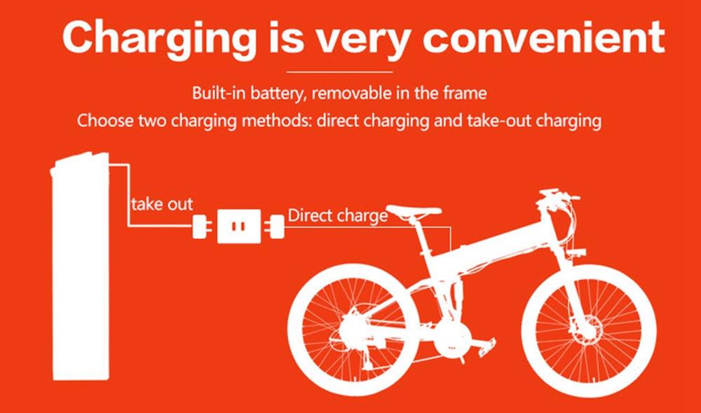 LANKELEISI XT750 Electric Bike Bicycle 48V 10.4AH 400W 26in Tire 90KM Mileage