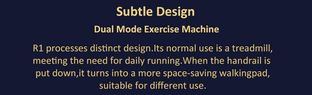 WalkingPad R1 Pro Treadmill 2 in 1 Smart Folding Walking and Running Machine APP Foot Step Sped Control Outdoor Indoor Fitness Exercise Gym Alternative International Version From Xiaomi Ecosystem - Silver