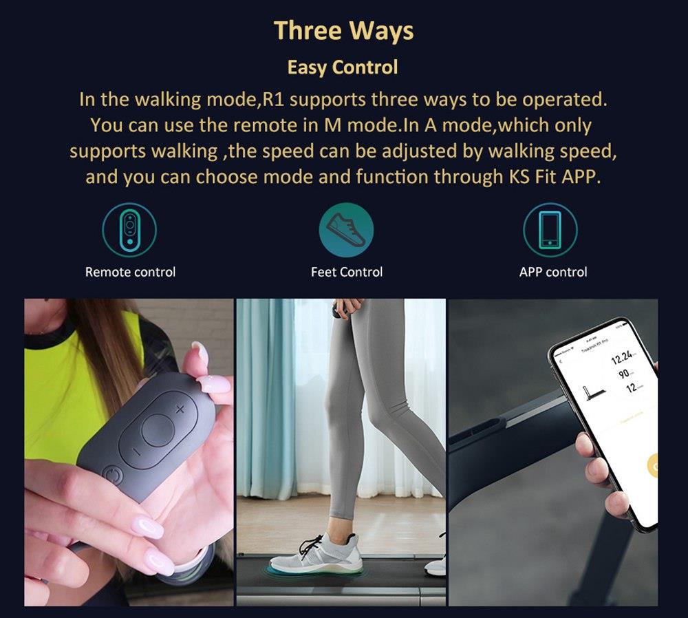WalkingPad R1 Pro Treadmill Smart Folding Walking and Running Machine