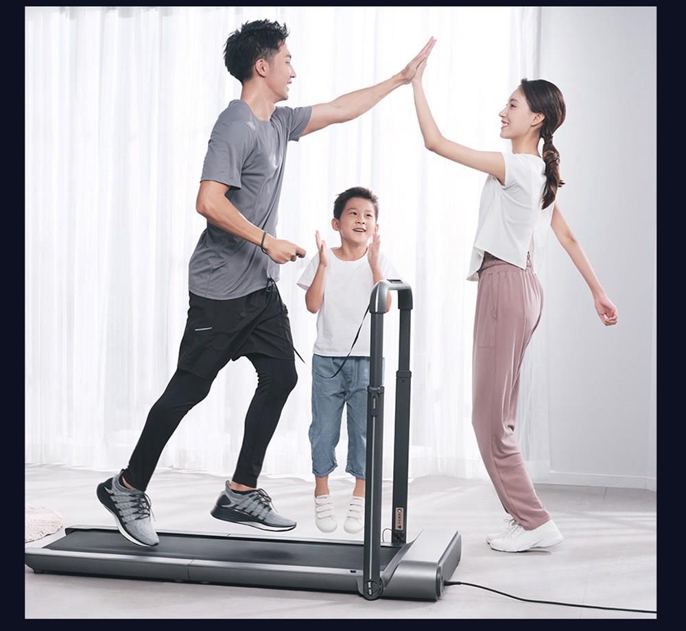 WalkingPad R1 Pro Treadmill 2 in 1 Smart Folding Walking and Running Machine APP Foot Step Sped Control Outdoor Indoor Fitness Exercise Gym Alternative International Version From Xiaomi Ecosystem - Silver