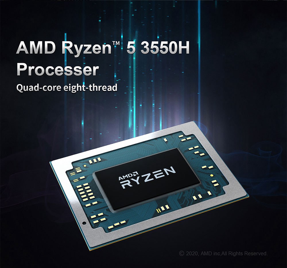 Beelink GT-R Barebone MINI PC AMD Ryzen5 3550H Quad Core Radeon Vega 8 Graphics HDMI*2 DP RJ45*2 Type-C