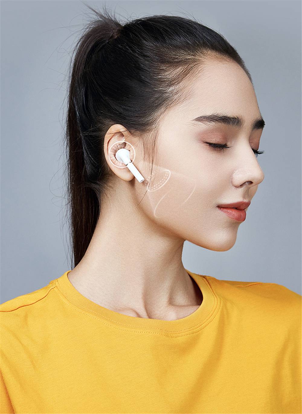 Haylou T19 TWS Qualcomm 3020 Bluetooth 5.0 TWS Earphones aptX AAC Pop Up Pairing APP Control Noise Canceling Wireless Charging In-ear Detection