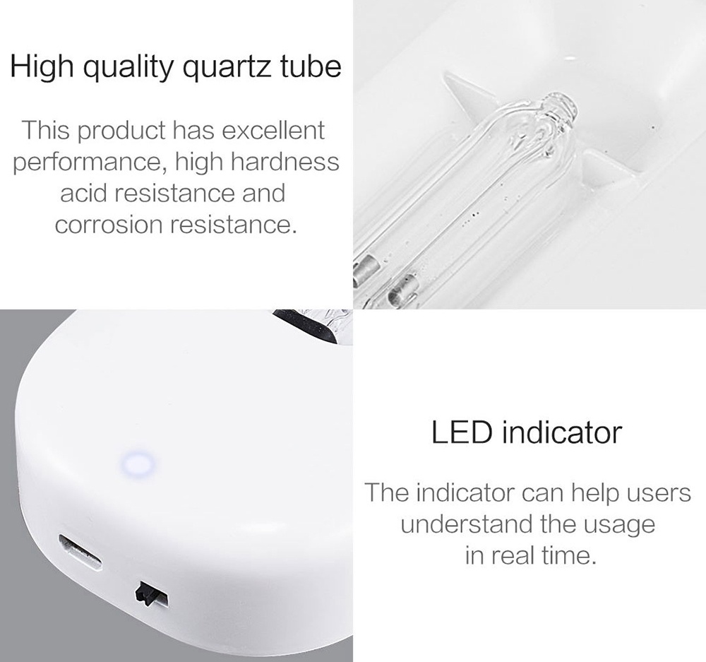 Xiaoda Smart Ultraviolet Sterilization Deodorizer Intelligent UV Germicidal Lamp from Xiaomi youpin - White