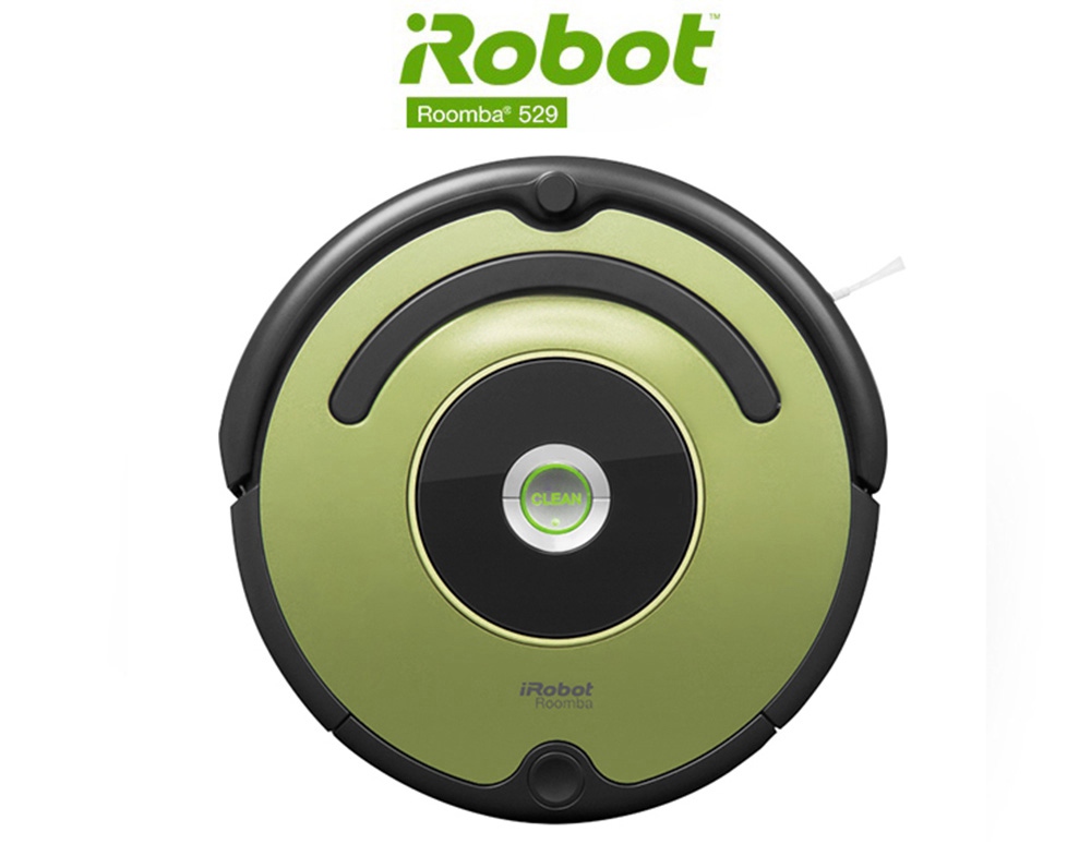 iRobot Roomba 529 Intelligent Robot Vacuum Cleaner 1200PA Strong Suction 3000mah Battery Capacity 32CM Climb Capability 600ml Dust Box Capacity Low Noise - Green