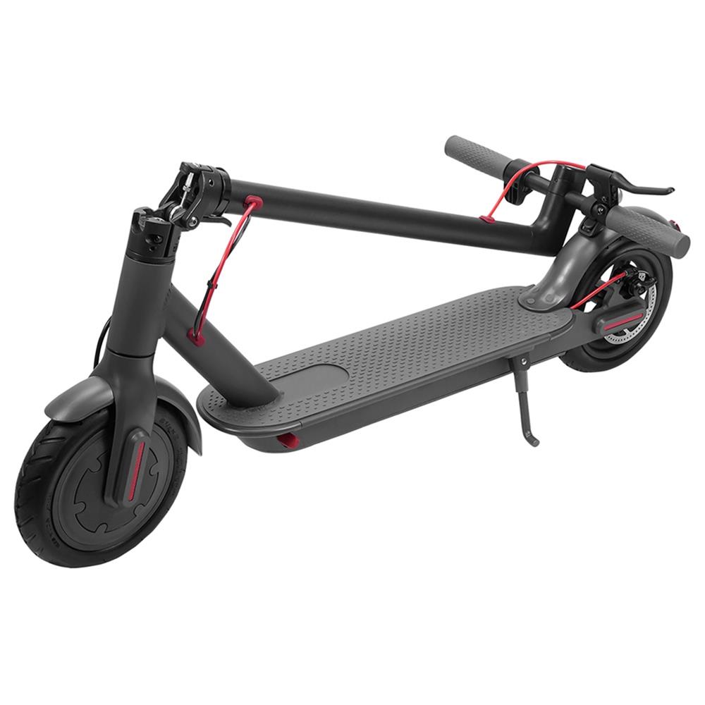 D8 Folding Electric Scooter 250W Motor 3 Speed Modes 30km Mileage Range EU Version - Black