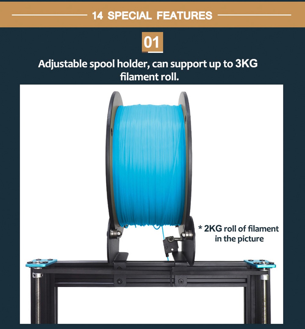 Artillery Sidewinder X1 SW-X1 3D Printer 300x300x400mm  High Precision Dual Z axis TFT Touch Screen