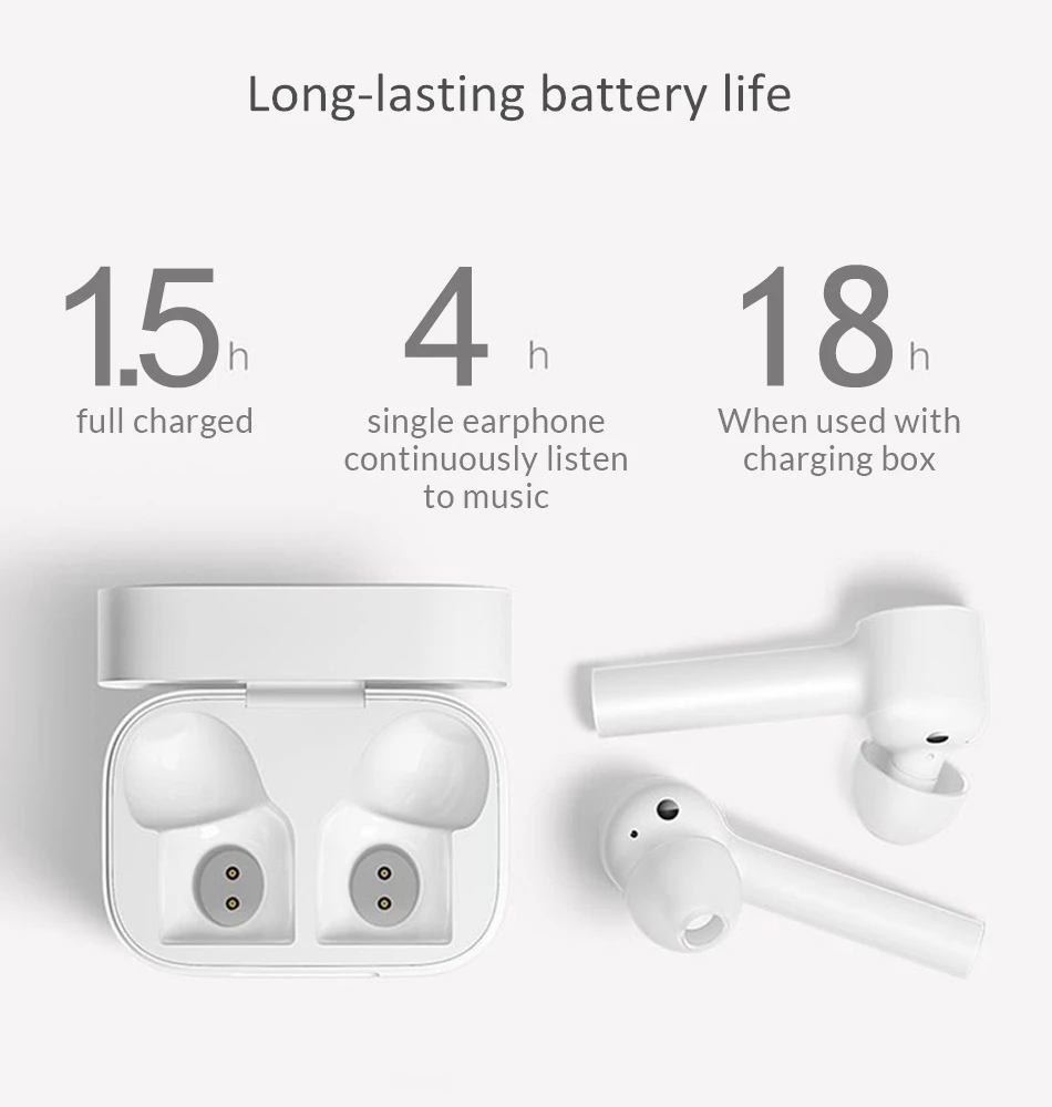 [International Edition] Xiaomi Air Lite Earphones TWS Bluetooth 5.0 AAC Touch Control
