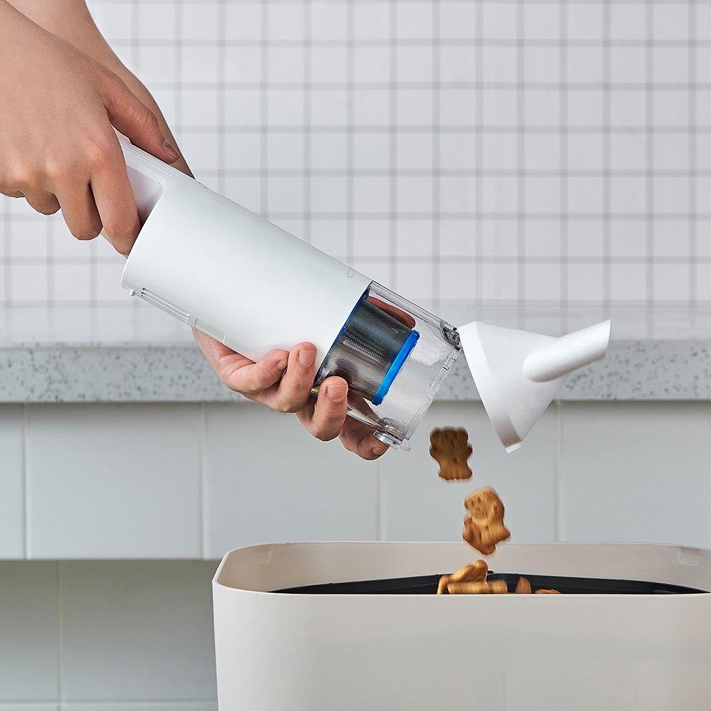 Cleanfly FV2 Portable Cordless Handheld Vacuum Cleaner White