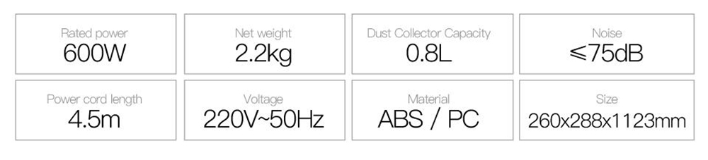 Deerma DX700S Бытовой вертикальный пылесос 2-в-1 Вертикальный ручной пылесос от Xiaomi Ecological Chain - серый