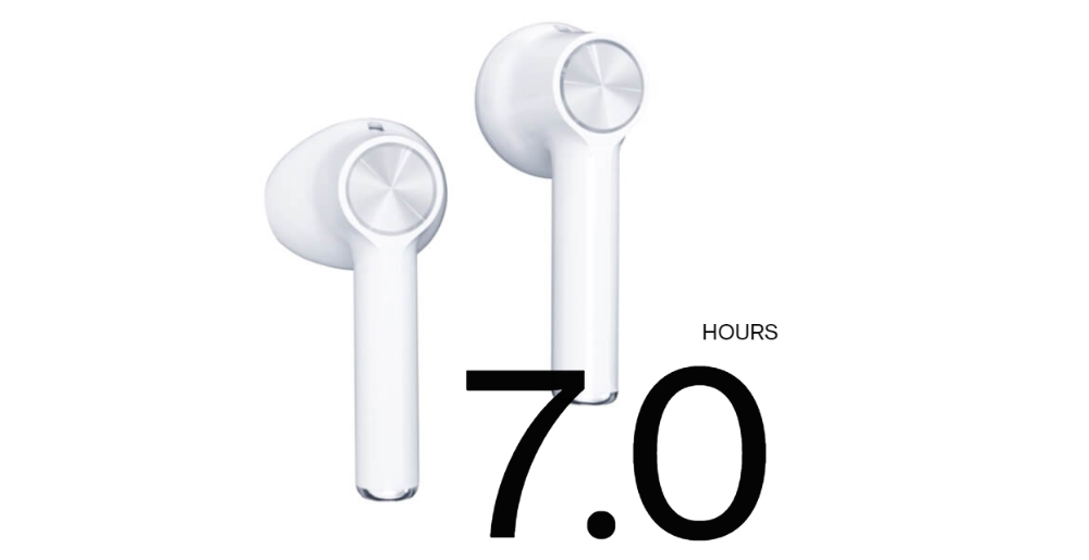 OnePlus Buds TWS Earphones Bluetooth 5.0 ENC Noise Cancelling 13.4mm Dynamic Drivers 30 Hours Battery Life IPX4 Water Resistant - Black