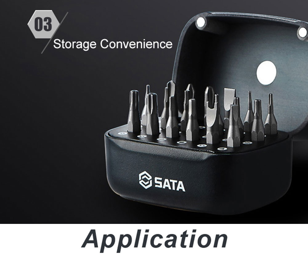 Kit de destornilladores SATA Pen 24 en 1 Kit de herramientas de reparación de teléfonos móviles domésticos de múltiples bits magnéticos