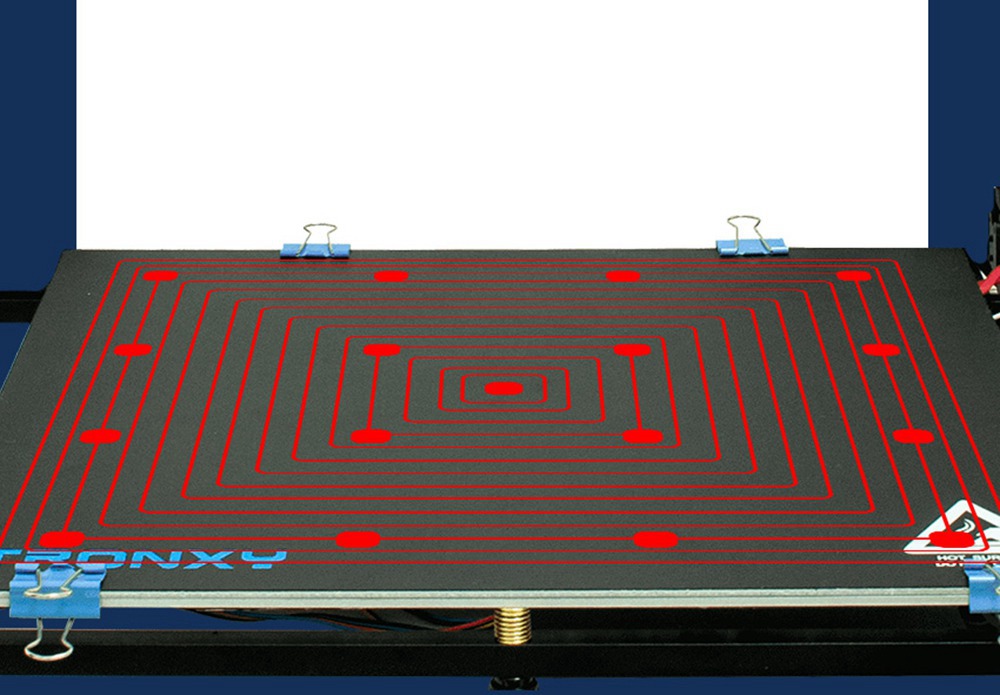 Tronxy X5SA-2E 24 V 3D nyomtató 330 * 330 * 400 mm-es kettős Titan extruderek Ultra-csendes illesztőprogram CoreXY felépítés Automatikus szintezés