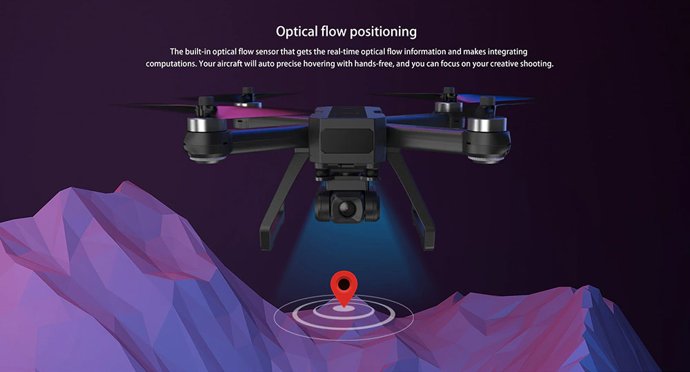MJX B20 4K 5G WIFI FPV EIS Ajustable Camera Brushless RC Drone With Optical Flow Positioning RTF - One Battery