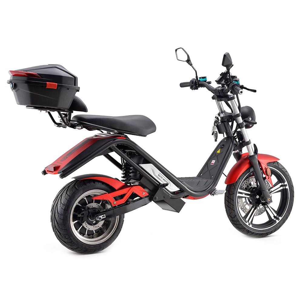 DAYI MOTOR e-Thor 6.0 Electric Motorcycle 4000W Brushless Motor 38AH Battery Front 17 Inch Rear 13 Inch Tire Scooter - Blue