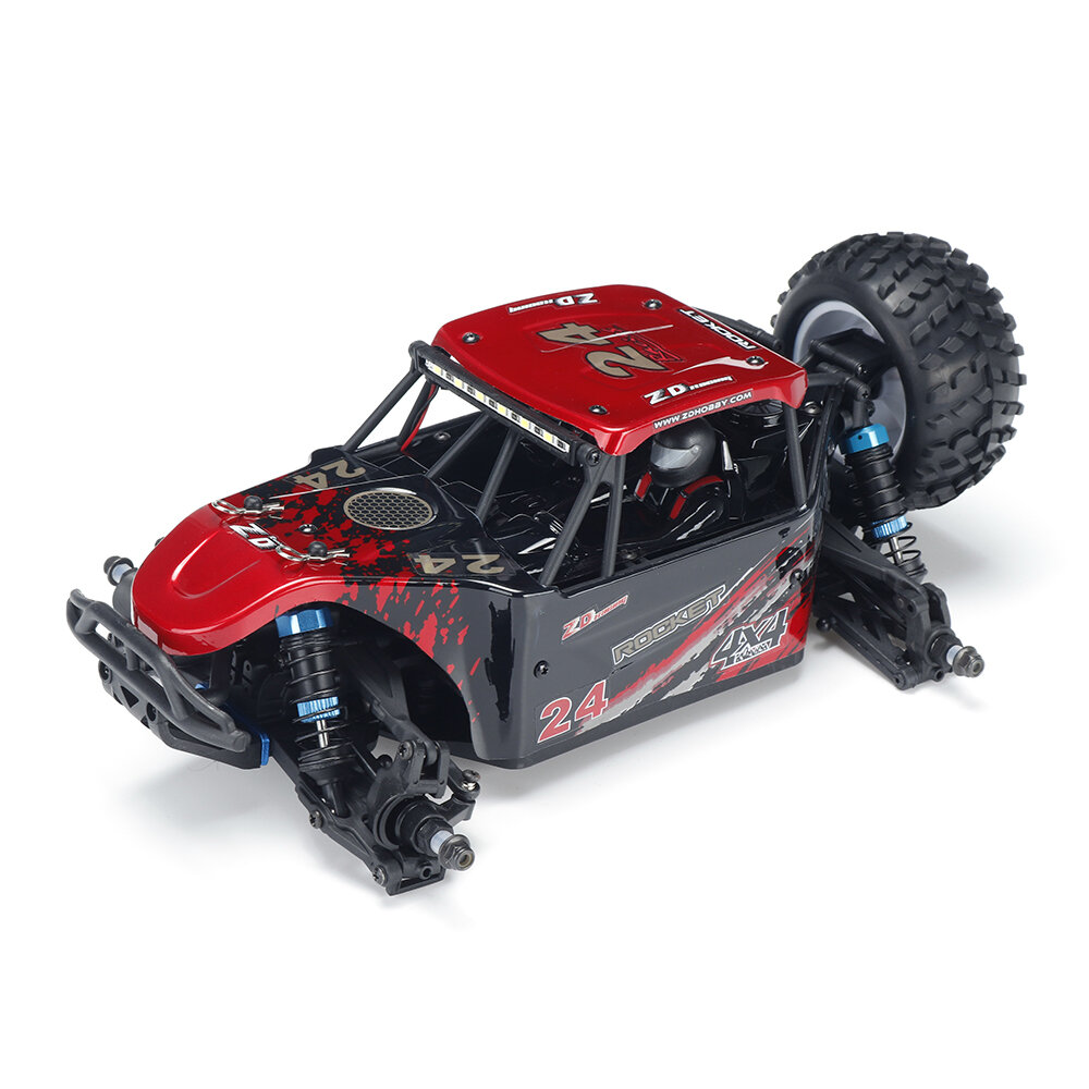 ZD Racing ROCKET DTK16 1:16 Scale 4WD 45KM/H Brushless Desert Truck RC Car - Red