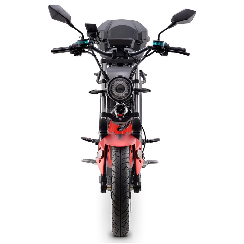 DAYI MOTOR e-Thor 6.0 Electric Motorcycle 4000W Brushless Motor 38AH Battery Front 17 Inch Rear 13 Inch Tire Scooter - Blue