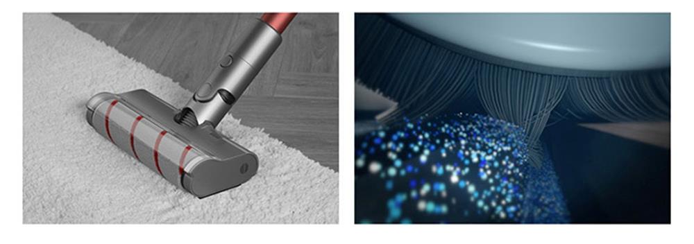 Dreame V11 Handheld Cordless Vacuum Cleaner 25Kpa Suction OLED Display Portable Multi-function All in one Dust Collector Floor Carpet Cleaner 450W Brushless Motor 3000mAh Battery EU Version - Grey
