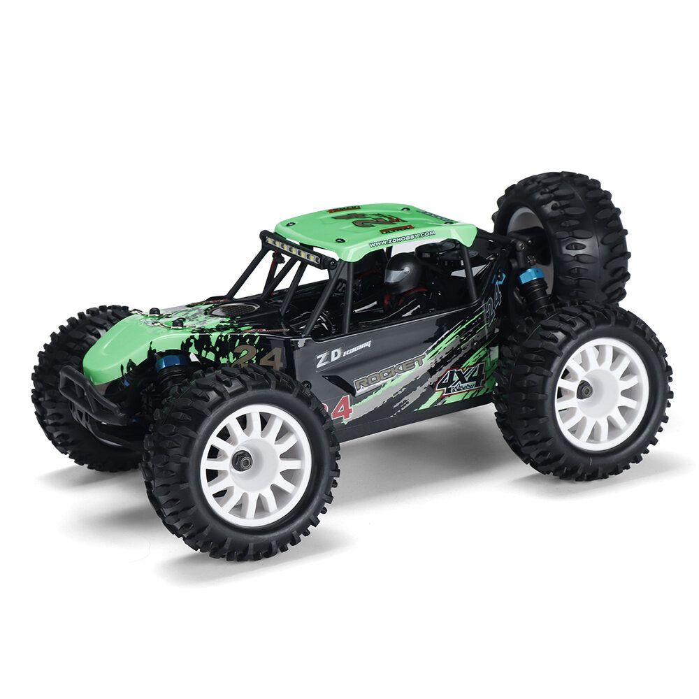 ZD Racing ROCKET DTK16 1:16 Scale 4WD 45KM/H Brushless Desert Truck RC Car - Green