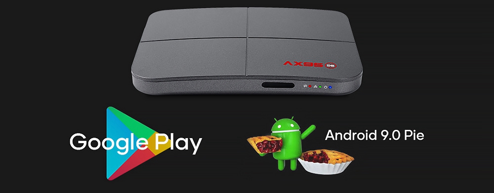 A95X DB Android 9.0 S905X3-B 4GB/64GB TV BOX 8K HDR 10+ 2.4G+5G Dual Band WIFI 100M LAN BDMV DOLBY