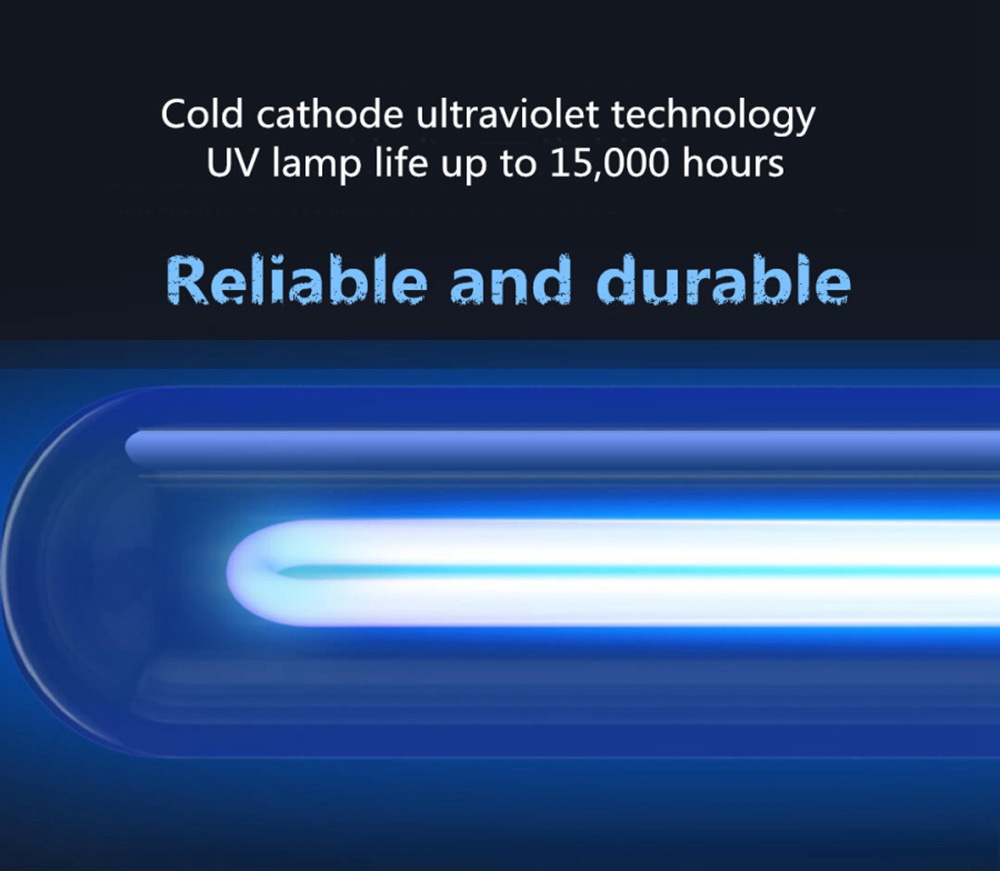 Baini bärbar multifunktionell UV-steriliseringshastighet för sterilisering 99% två lägen 2200mAh litiumbatteri USB-laddning från Xiaomi Youpin - vit