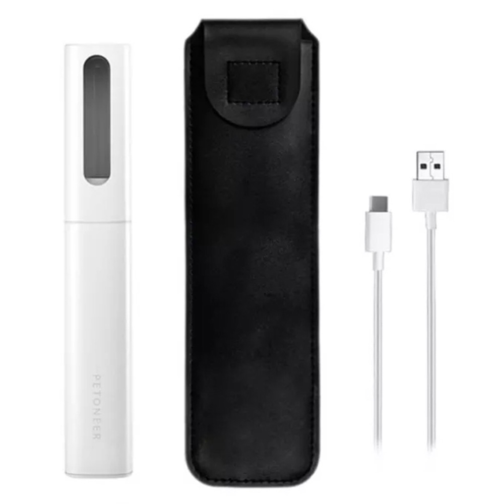 Baini Portable Multifunctional UV Sterilization Pen Sterilization Rate 99% Two Modes 2200mAh Lithium Battery USB Charging From Xiaomi Youpin - White