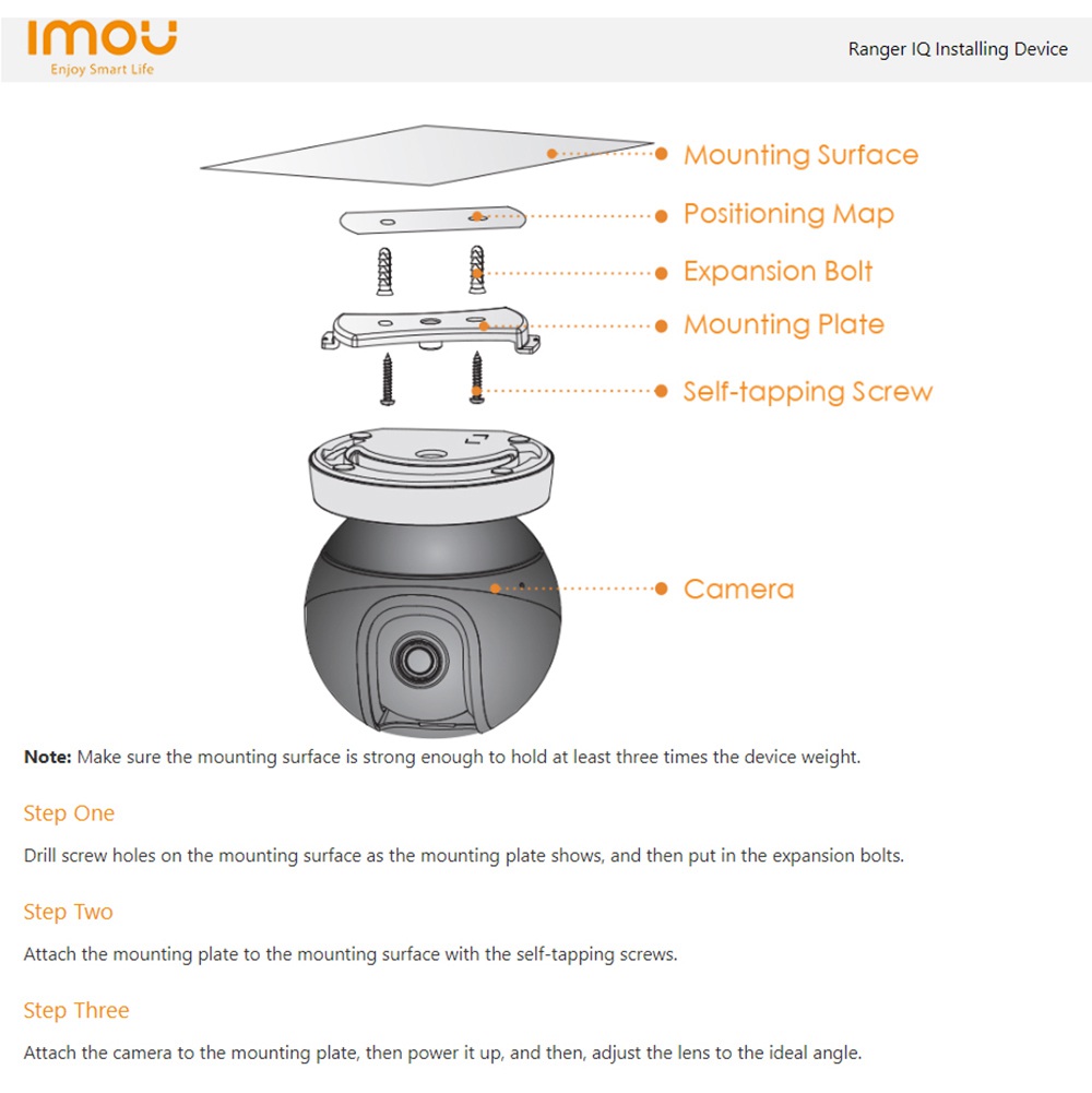 Dahua IMOU Ranger IQ IPC-A26HIP IP Camera 1080P HD Night