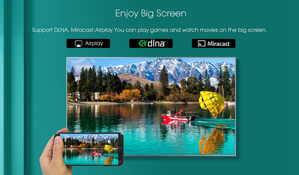 Mecool K5 DVB-T2 DVB-S2 2 GB / 16 GB Android 9.0 TV Box Amlogic S905X3 CCcam Newcam Biss Key