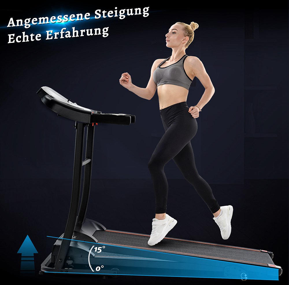 Merax Treadmills Indoor Use Foldable With Preset Speed Levels/USB/AUX/Bluetooth/LED Display