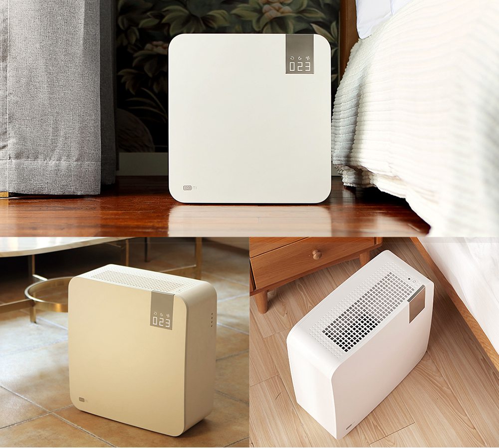 Baomi Air Purifier 2nd Generation Lite Efficient Removal Formaldehyde 99.97% Purification Rate Digital Display APP AI Voice Intelligent Control From Xiaomi Youpin - White