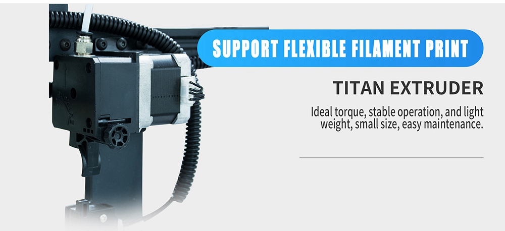 Tronxy 3D X5SA-500 Pro Verbesserter FDM 3D-Drucker 500 * 500 * 600 mm Linearführung Titan Extruder CoreXY Ultra Silent Mainboard