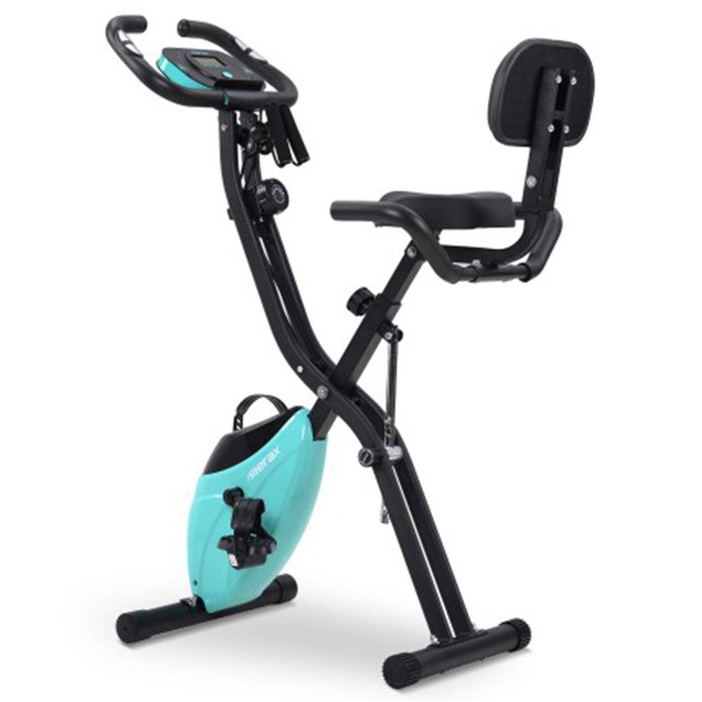 Folding Magnetic Exercise Bike X-Bike Bicycle Cycle Fitness Cardio Workout Home 