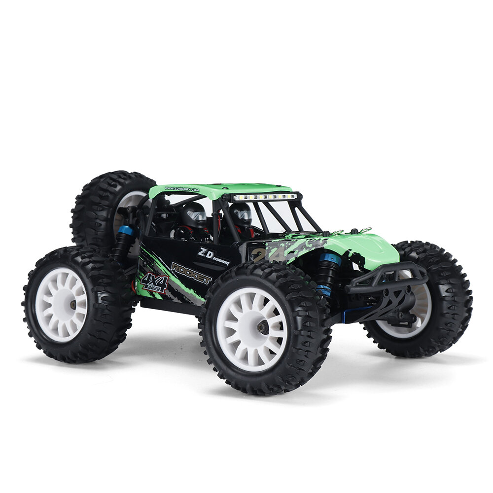 ZD Racing ROCKET DTK16 1:16 Scale 4WD 45KM/H Brushless Desert Truck RC Car - Green