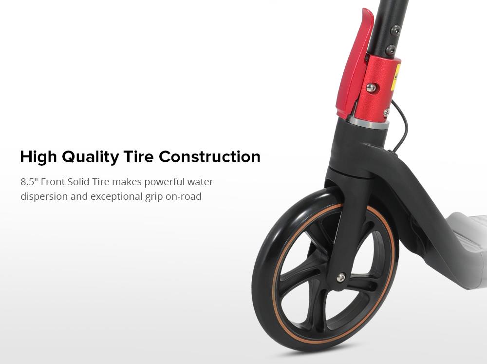 KUGOO KIRIN Mini 2 Folding Electric Scooter for Child 150W Brushless Motor Max 15 km/h 4AH Battery Front 8 Inch Rear 6.5 Inch Solid Tires 10~15km Max Range - Black