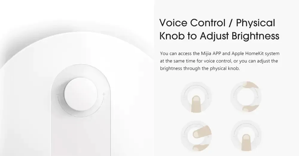 Xiaomi Mijia Table Lamp 1S Smart Reading Light Four Lighting Modes APP Voice Control EU Version - White
