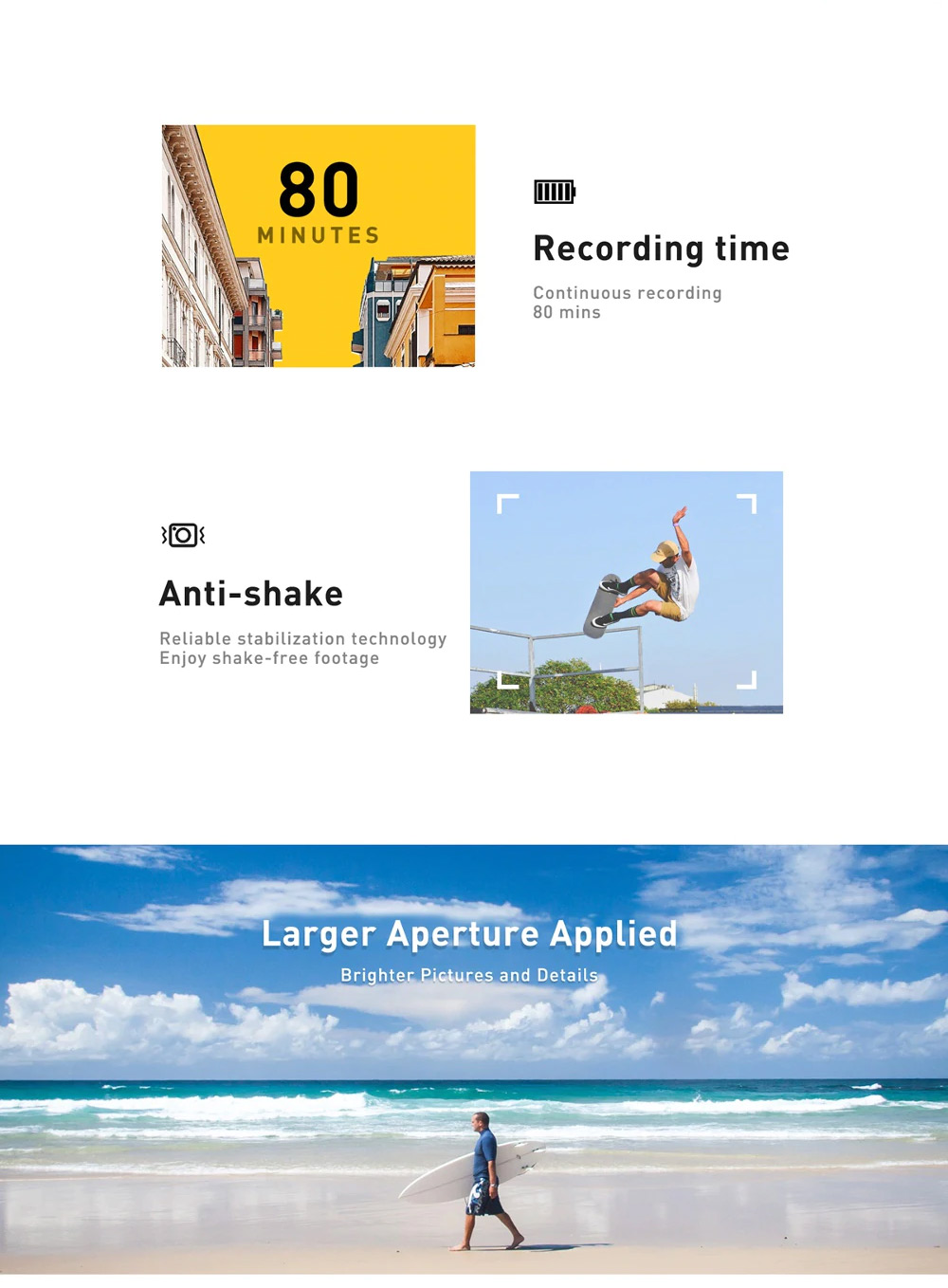 Caddx Orca 4K WIFI FOV 160 Degree Anti-Shake DVR FPV Action Camera For FPV Racing RC Drone