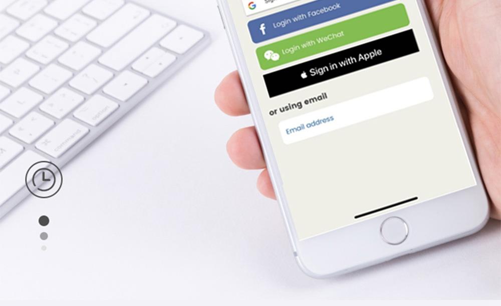 Exitec H02 Intelligent Electronic Combination Lock Smart keyless Anti-theft Door Lock iOS Android Bluetooth APP Remote Control - Silver