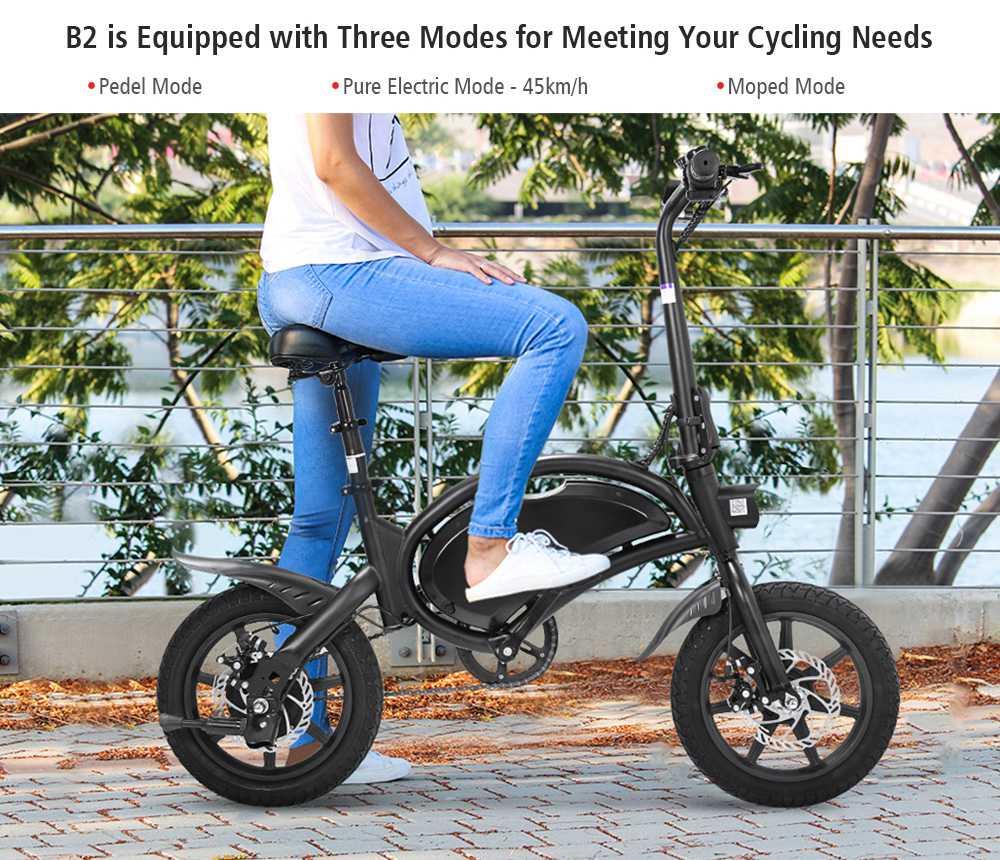 40€ off for KuKirin V2 City Foldable Electric Bike, 20” Tires, 7.5Ah Removable Battery