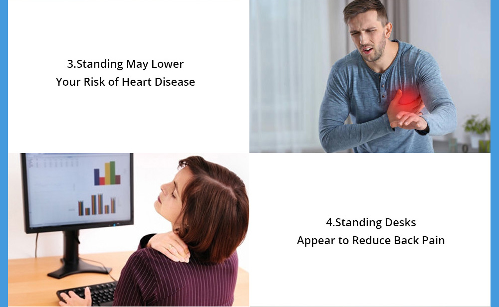 ACGAM Electric Standing Desk Frame Workstation, Ergonomic Height Adjustable Desk Base Grey (Frame Only)