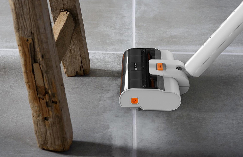 Behow WYPE Cordless Handheld Floor Cleaner Sweeping and Mopping Two in One Dual Water Tank Automatic Cleaning 2200mAh Battery 60 Minutes Running Time - Orange