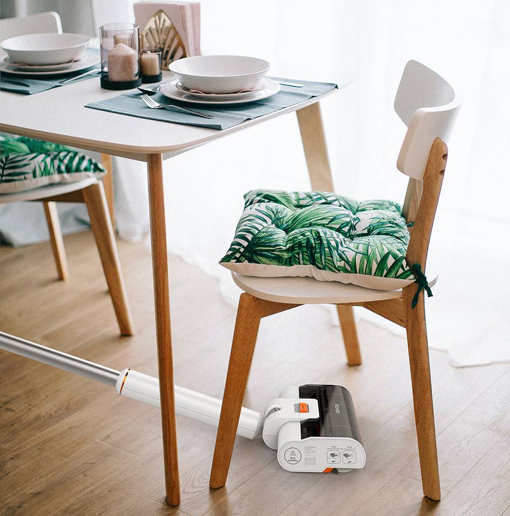 Behow WYPE Cordless Handheld Floor Cleaner Sweeping and Mopping Two in One Dual Water Tank Automatic Cleaning 2200mAh Battery 60 Minutes Running Time - Orange