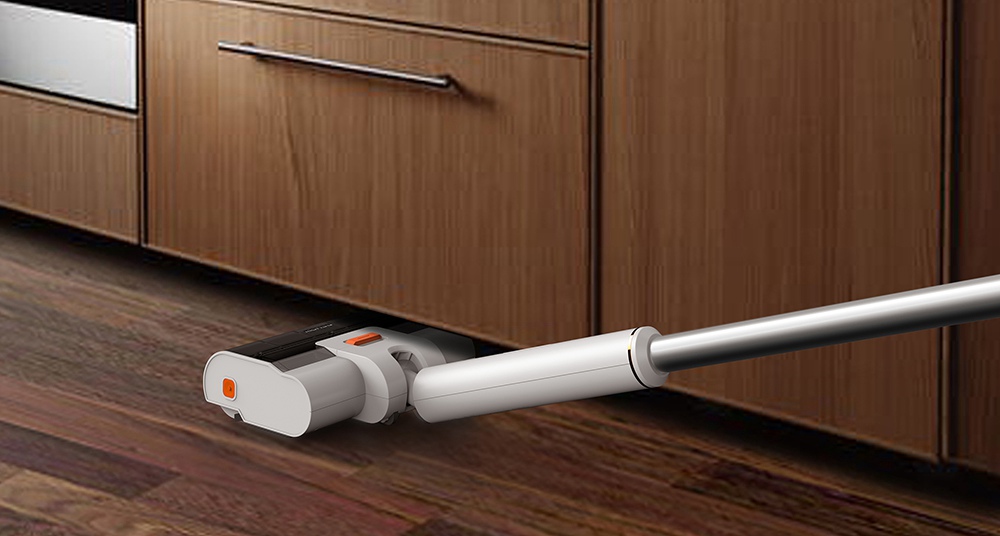 Behow WYPE Cordless Handheld Floor Cleaner Sweeping and Mopping Two in One Dual Water Tank Automatic Cleaning 2200mAh Battery 60 Minutes Running Time - Orange