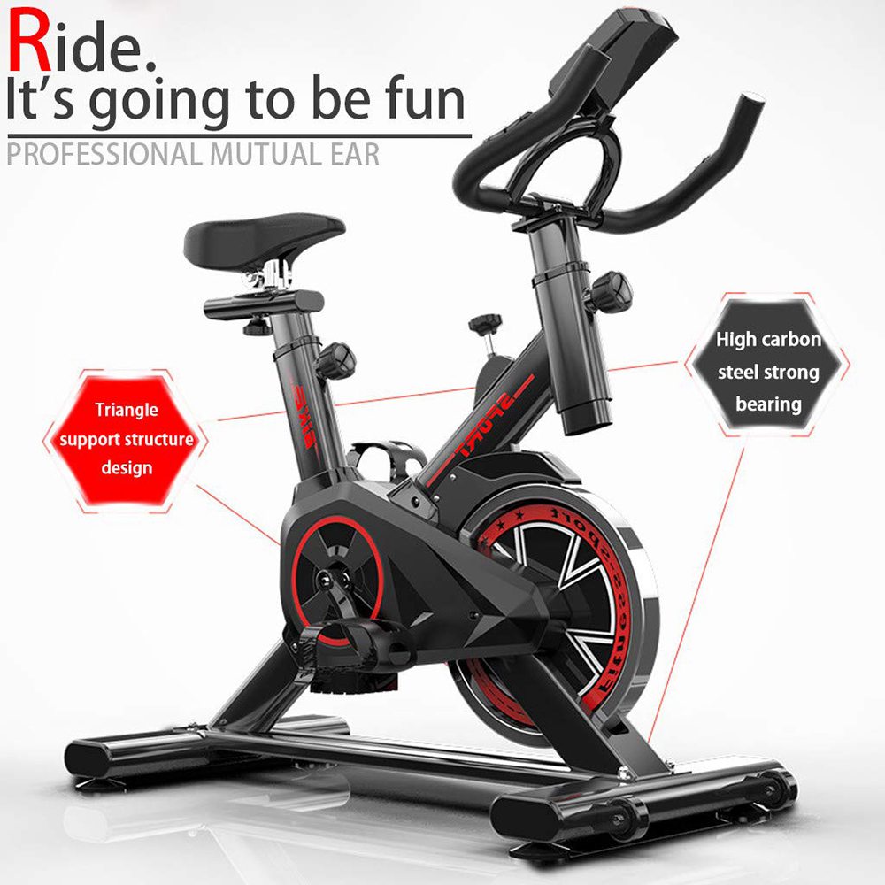 Indoor Home Use Silent Station Spinning Bike Max Load 330 lbs