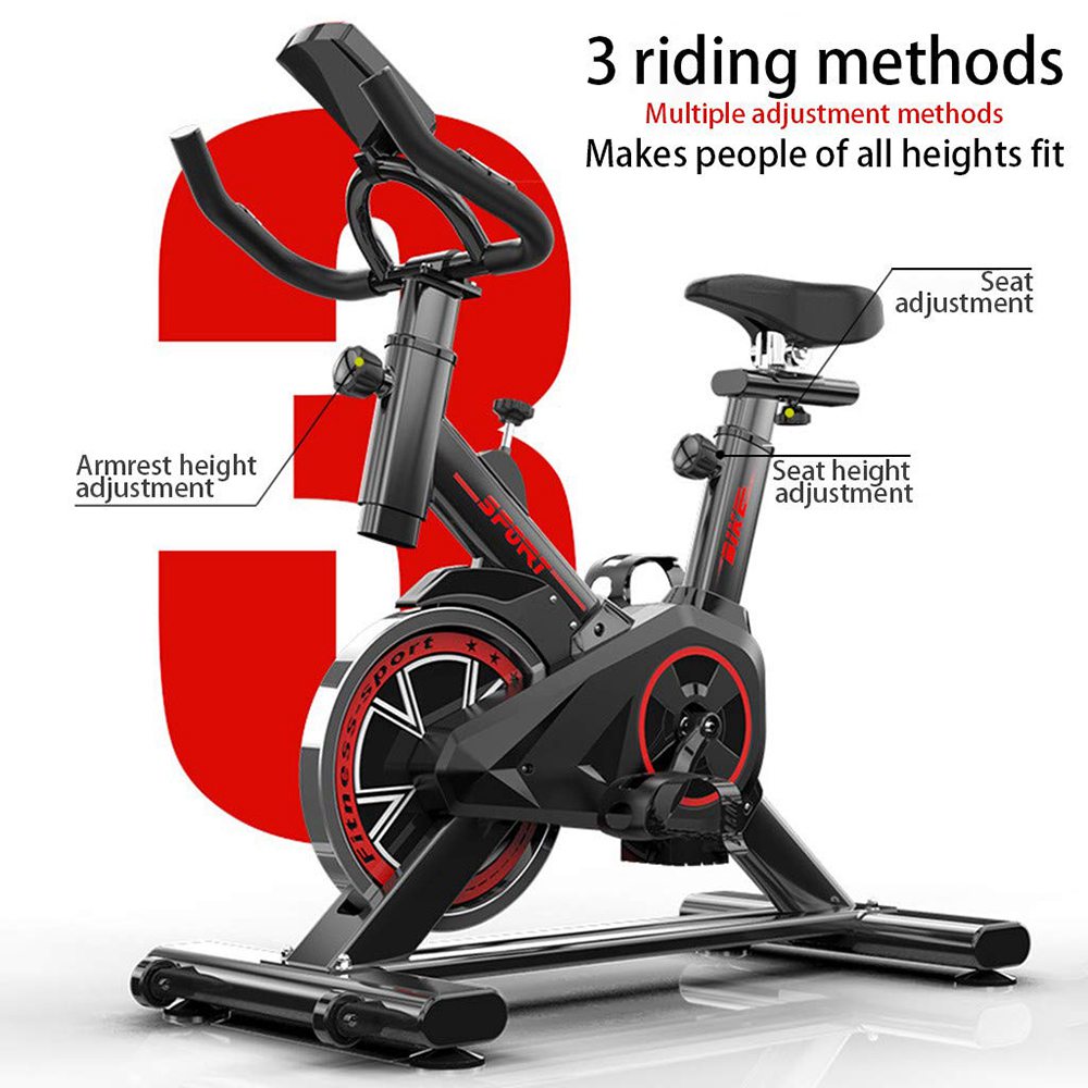 Indoor Home Use Silent Station Spinning Bike Max Load 330 lbs