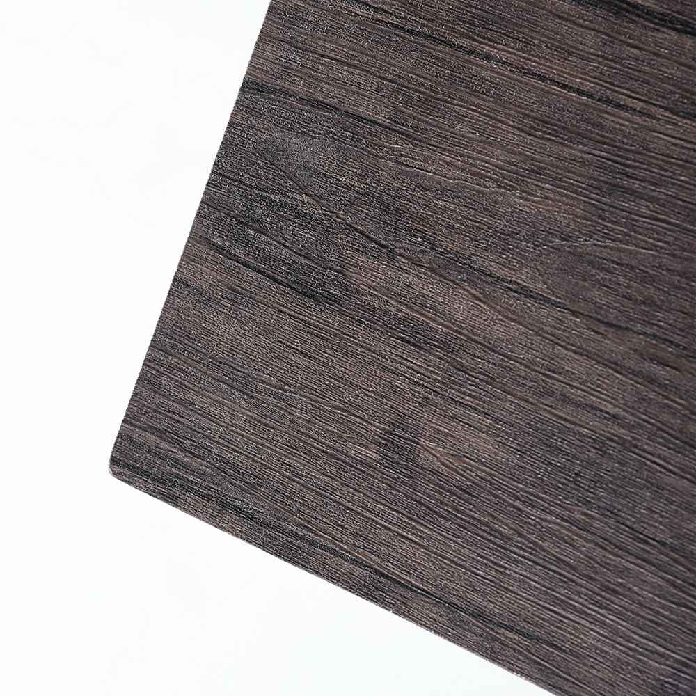NAVIN-LMKZ طاولة خشبية بسيطة على الطراز الصناعي إطار فولاذي مصنوع من خشب البلوط لغرفة نوم الممر والحمام - بني