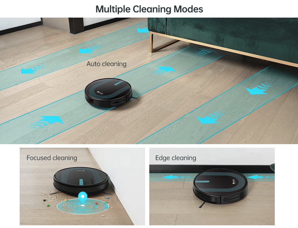 Proscenic V10 Robotic Vacuum Cleaner, Floor Mopping, 3000Pa Home