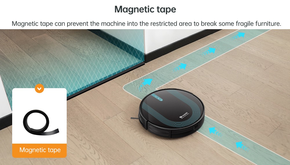 Proscenic 850T Robot Vacuum Cleaner with mopping function