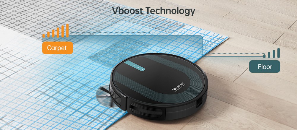 Proscenic 850T Robot Vacuum Cleaner with mopping function