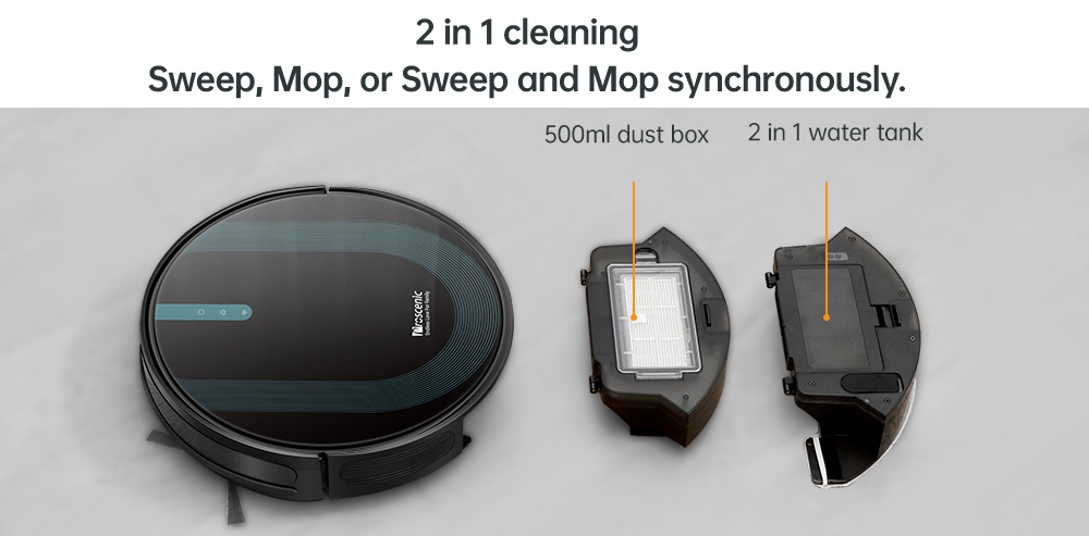 Proscenic 850T Robot Vacuum Cleaner with mopping function