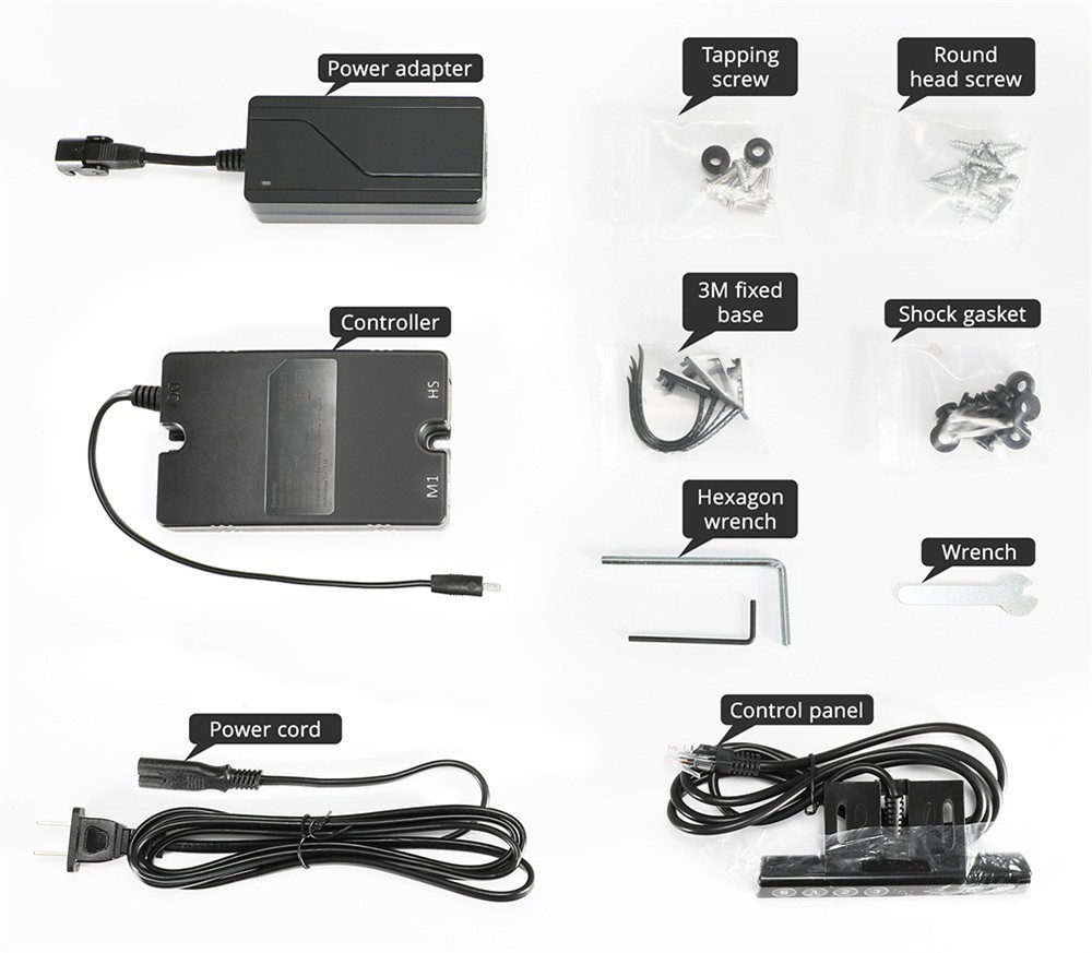 Xiaomi Urevo U1 Smart Walking Pad Ultra-Thin Treadmill + ACGAM Electric Height Adjustable Desk Frame White